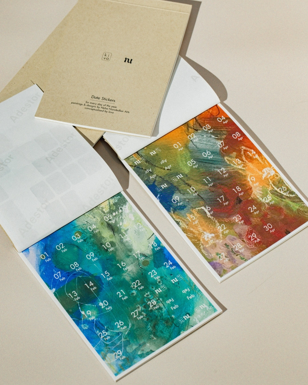 Date Stickers - Kiva x Neha Nandedkar